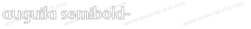 auguila semibold字体转换